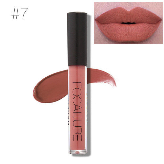 brand lip makeup long lasting lips matte lipstick nude cosmetic moistourzing lip tint tattoo matte liquid lip gloss make up 7